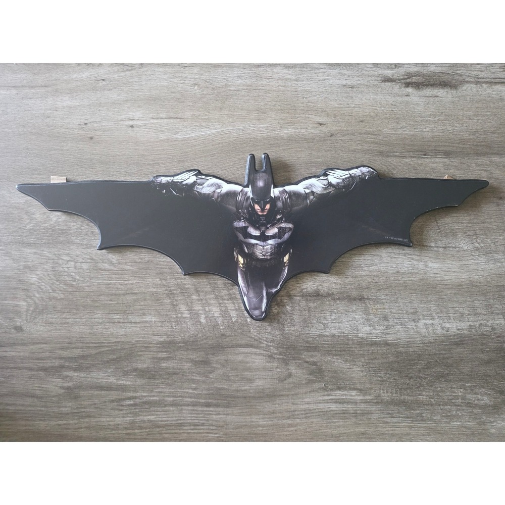 Batman Arkham Knight Wooden Batwing Wall Plaque DC Comics 25 Inch Decor
